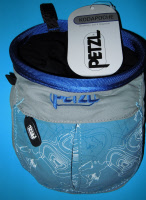 Petzl Kodapoche Chalk bag Granite Blue Topo