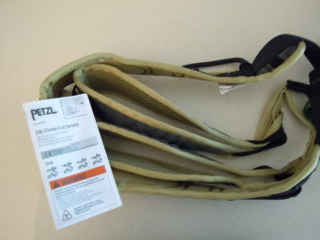 petzl sama red,sandstone harness