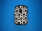 bd chalkbag black and white dots